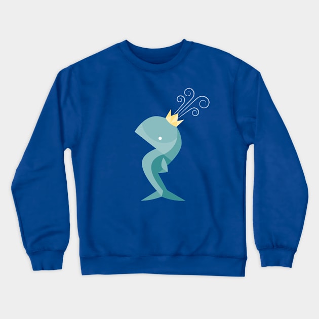 Prince of Whales II Crewneck Sweatshirt by slugbunny